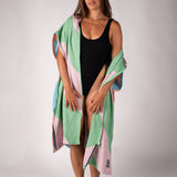 Candy Zip-Up Surf Poncho