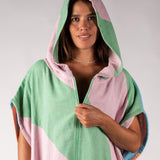 Candy Zip-Up Surf Poncho