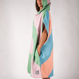 Candy Zip-Up Surf Poncho