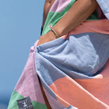 Candy Zip-Up Surf Poncho