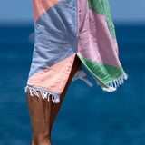Candy Zip-Up Surf Poncho
