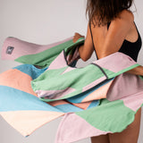 Candy Zip-Up Surf Poncho