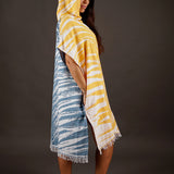 Palm Apricot Surfponcho mit komplettem Frontreißverschluss