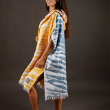 Palm Apricot Surfponcho mit komplettem Frontreißverschluss